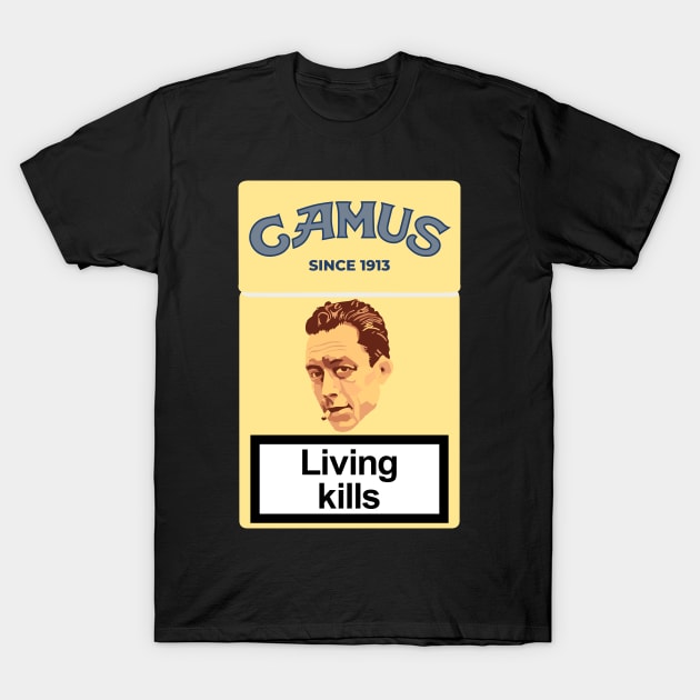 Albert Camus T-Shirt by sqwear